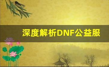 深度解析DNF公益服POP中的热门职业