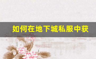 如何在地下城私服中获取无限点券