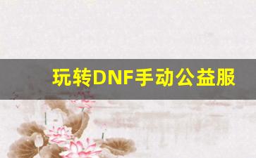 玩转DNF手动公益服：从新手到高手的成长之路
